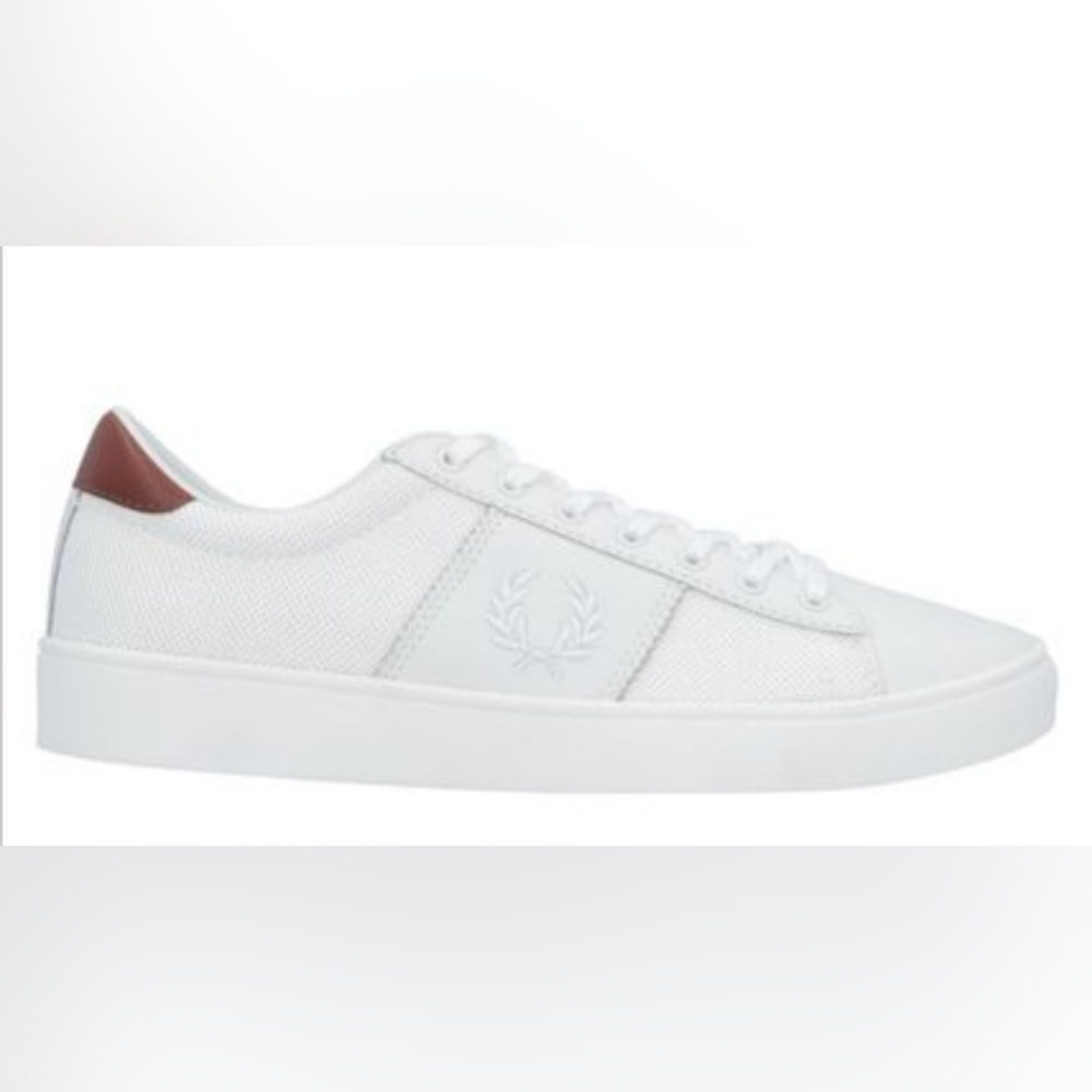 Fred Perry Women's Low Cut Sneakers Size 8 - White - Leather and Canvas - NWOT!